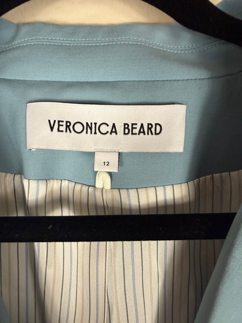 Veronica Beard Miller Dickey Jacket Blazer in Sea Glass - Picture 5 of 13